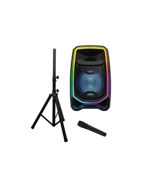 PARTY SPEAKER 650W + WIRELESS MIC + STAND