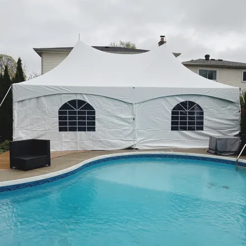 TENT HIGH PEAK MARQUEE WITH WALLS 20'x 30'