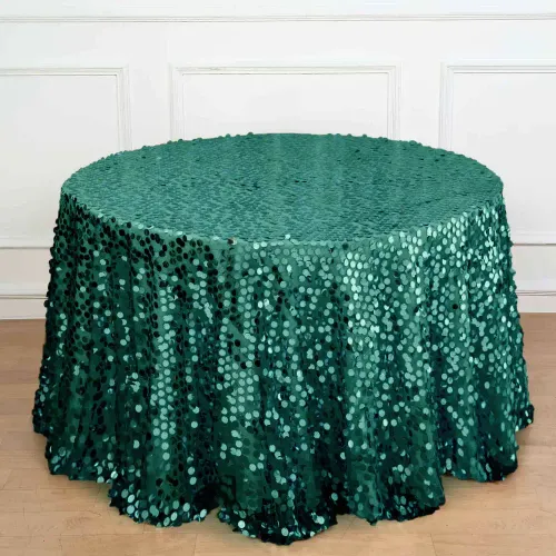 Sequin Round Tablecloth 120