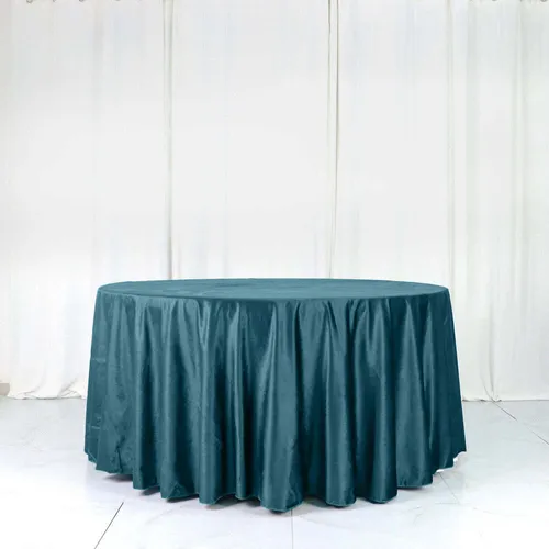 Premium Velvet Round Tablecloth 120