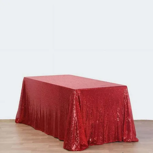 Sequin Rectangle Tablecloth 90