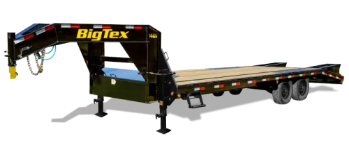 40' Big Tex Gooseneck Hotshot Trailer Deckover with Monster Ramps