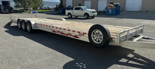 34' Triple axel aluminum car hauler 