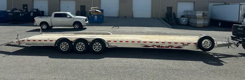 34' Triple axel aluminum car hauler