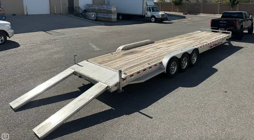 34' Triple axel aluminum car hauler