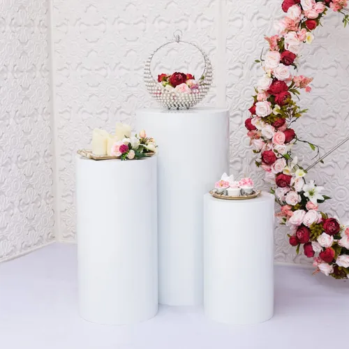 Set 3 pedestales cilindro