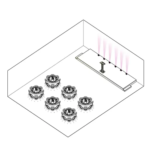 Iluminación de conferencia #1