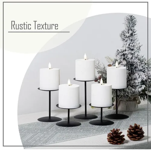 Portavela negro (1 unidad)