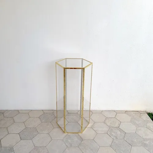 Pedestal transparente grande
