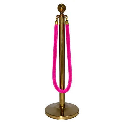 Unifila dorado con cordon rosado