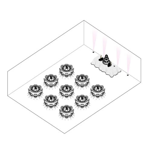 Iluminación de recepción #1