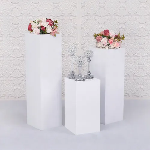 Set 3 pedestal cuadrados