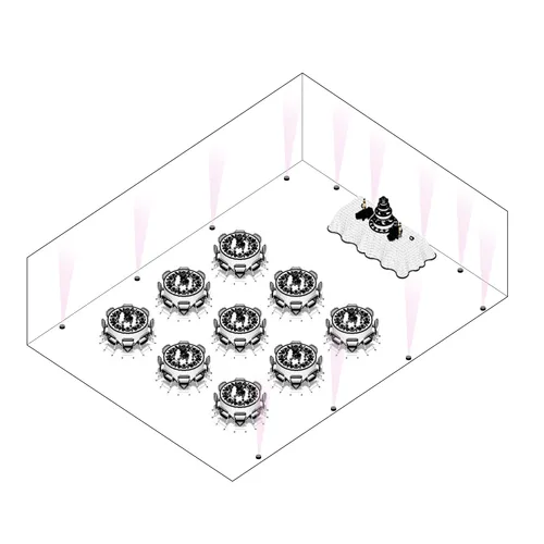 Iluminación de recepción #3