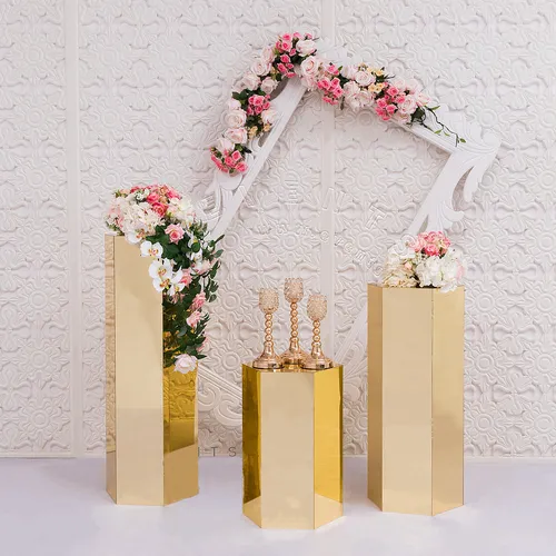 Set 3 pedestales espejo