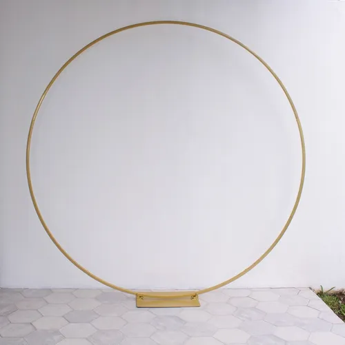 Arco circular dorado