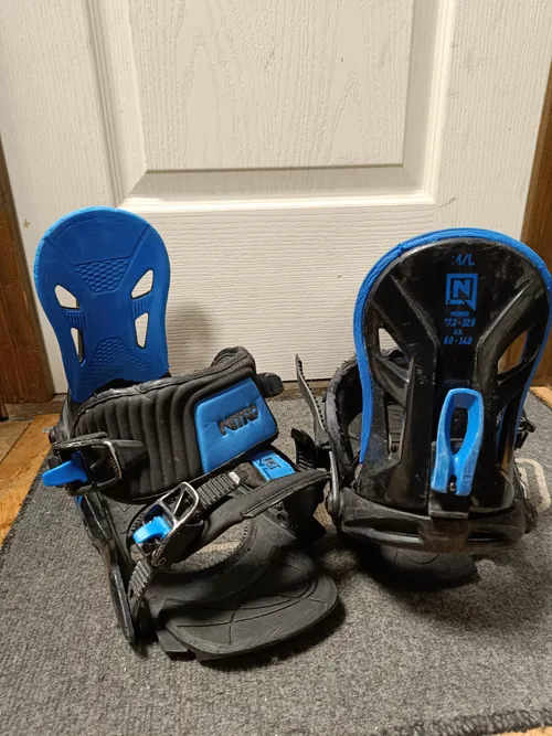 Snowboard kötés (2188) M/L NITRO kék