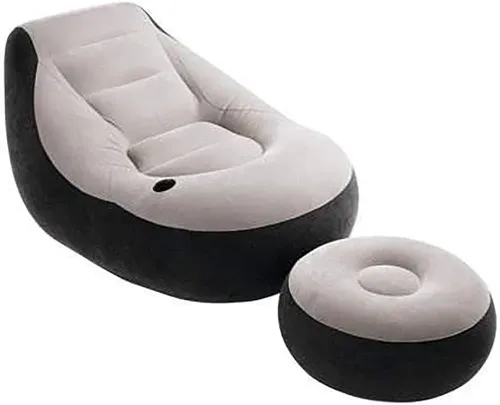 Inflatable Lounge Chair w/ Ottoman