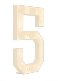 4 ft Marquee Number 5 with Lights