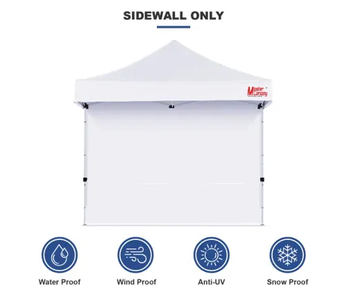 10ft Tent Sidewall Panel Rental | Fits 10x10 & 10x20 Tents