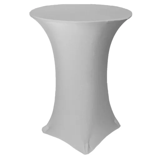 31-Inch Spandex Cocktail Tablecloth (White)