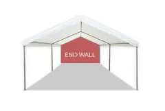 20 Ft Canopy End Wall