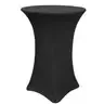 31-Inch Spandex Cocktail Tablecloth (Black)
