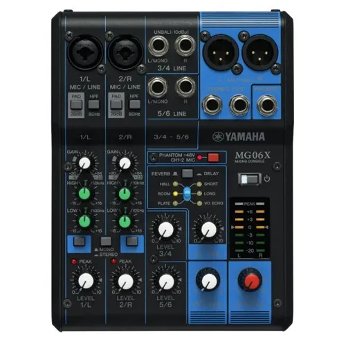 Yamaha 6 Channel Mixer