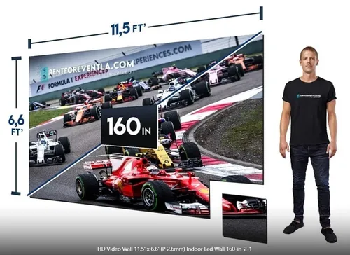 HD VIdeo Wall 11.5' x 6.6