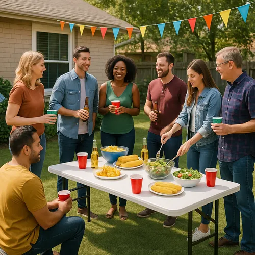 Folding Table White 6ft