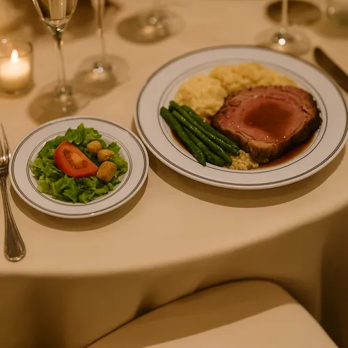 Classy Dinnerware Budget Option Silver Edge