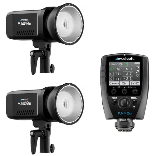 Westcott FJ400 II Dual Strobe & FJ-X2M Trigger Kit