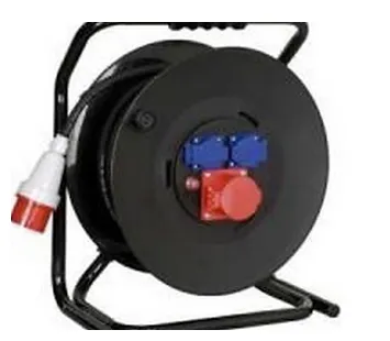 Haspel 16A 3 Fase > 16A/2x Schuko