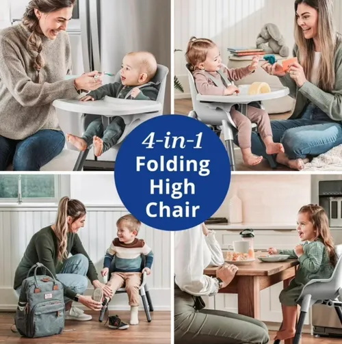4-in-1 Folding High Chair