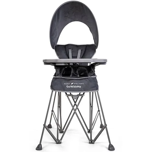 Portable highchair with canopy