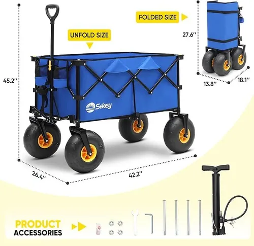 Beach Wagon with Sand Wheels