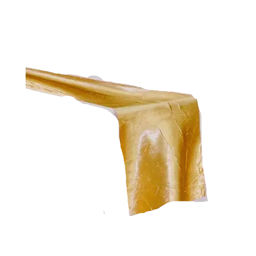 CRINKLE TABLE RUNNER - GOLD 