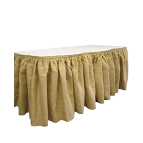 BURLAP TABLE SKIRTING
