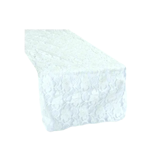 LACE TABLE RUNNER - WHITE 