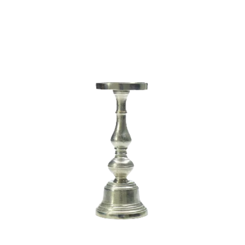 ATHENA CANDLEHOLDER - SILVER (S)