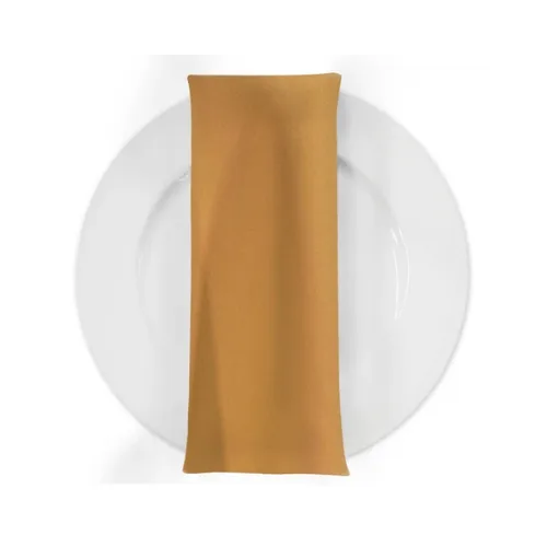 POLYESTER TABLE NAPKIN - ANTIQUE GOLD