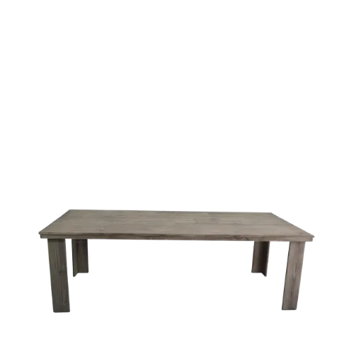 8ft WOODEN DINING TABLE - GREY 8ft x 4ft