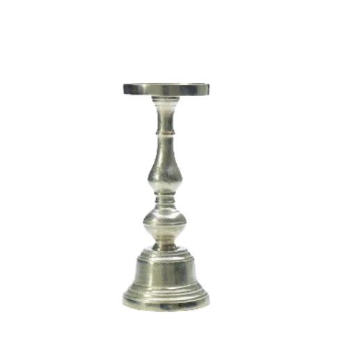 ATHENA CANDLEHOLDER - SILVER (M)
