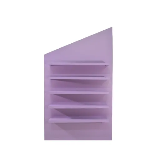 NEW 7ft SLANT WOODEN SHELVING UNIT (7ft H x 4ft W)