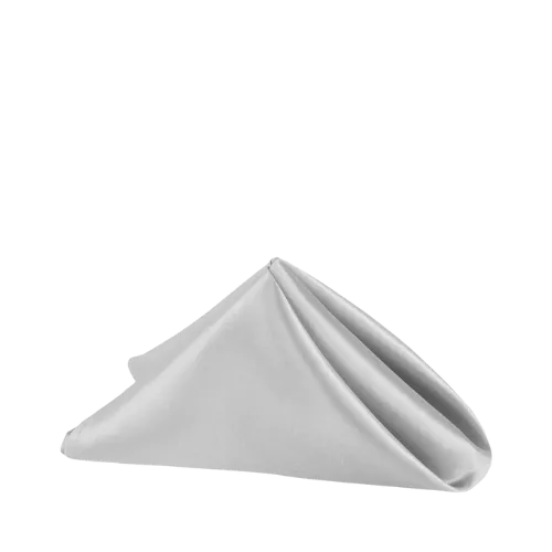 SATIN TABLE NAPKIN - SILVER