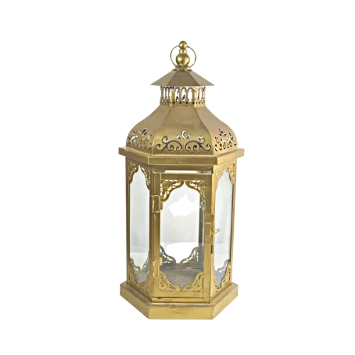 MOROCCAN LANTERN - GOLD (S) 12