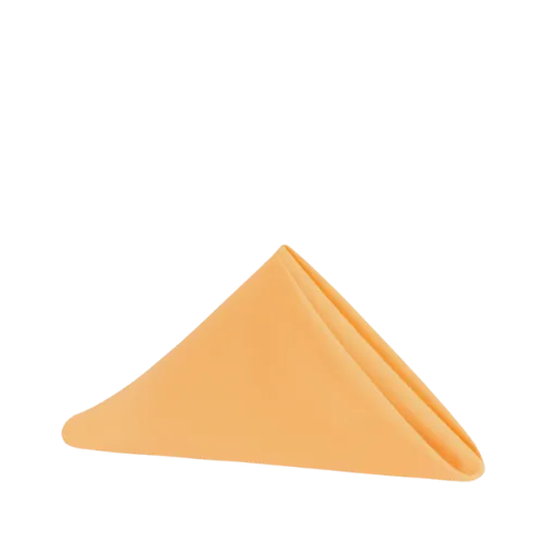 POLYESTER TABLE NAPKIN - DARK PEACH