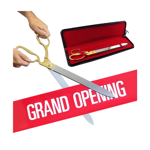 CEREMONIAL OVERSIZED SCISSOR - GOLD 