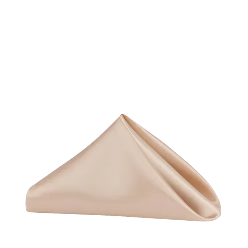 SATIN TABLE NAPKIN - CHAMPAGNE 
