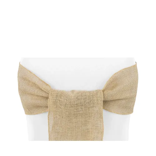 BURLAP CHAIR SASH