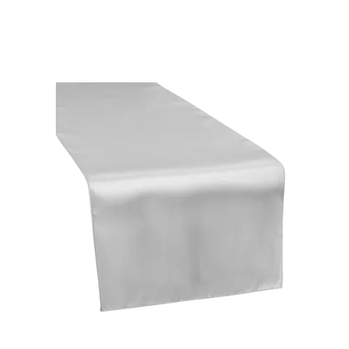 SATIN TABLE RUNNER - SILVER